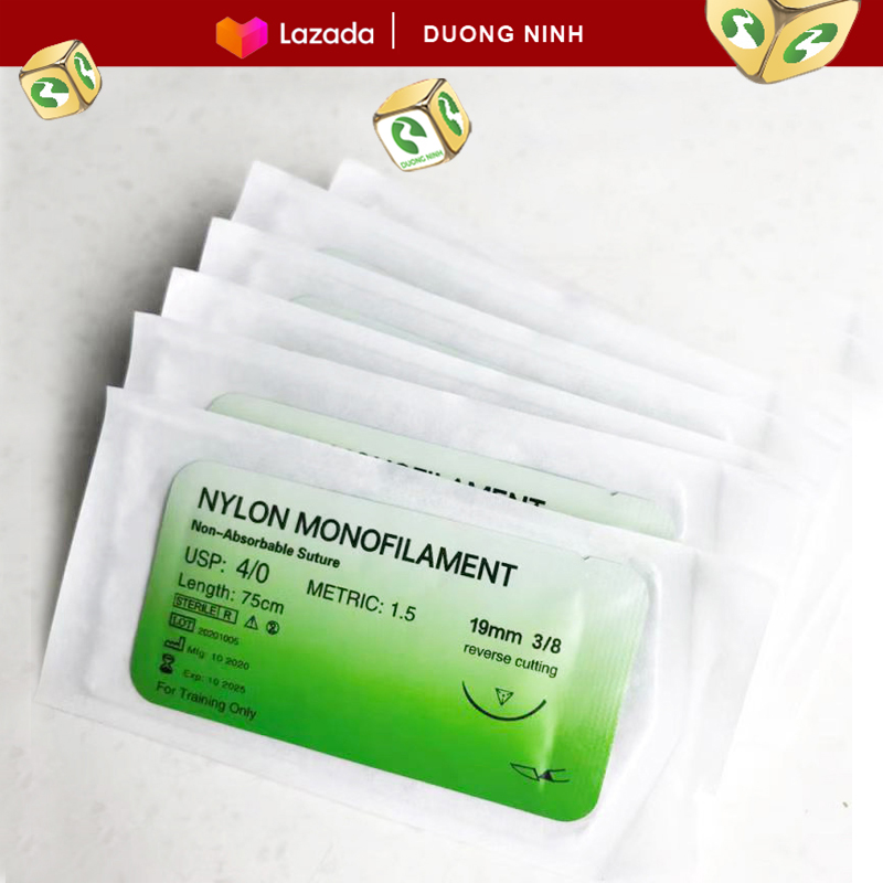 Chỉ phẫu thuật Nylon (3/0, 4/0, 5/0, 6/0, 7/0) CK92