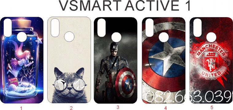 Ốp lưng Vsmart active 1+ (1 plus) - hình tự chọn