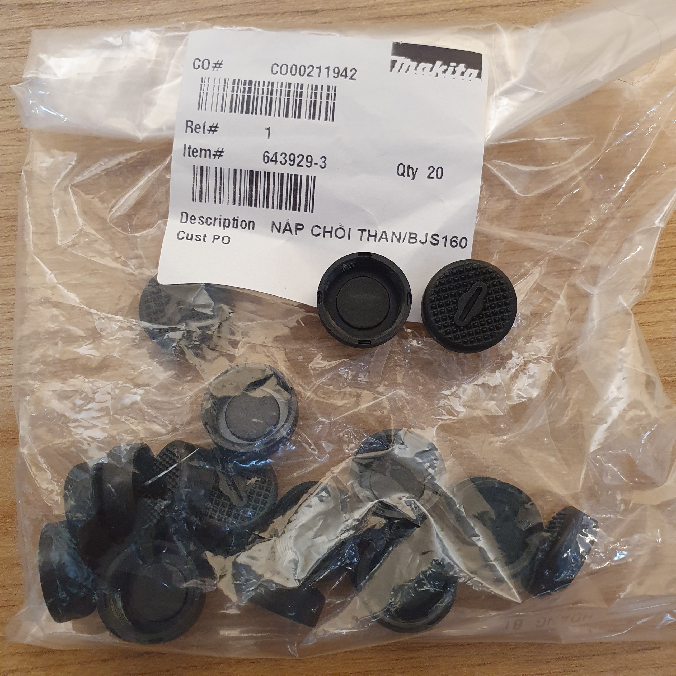 Nắp than CB-430 Makita 643929-3 (02cái)