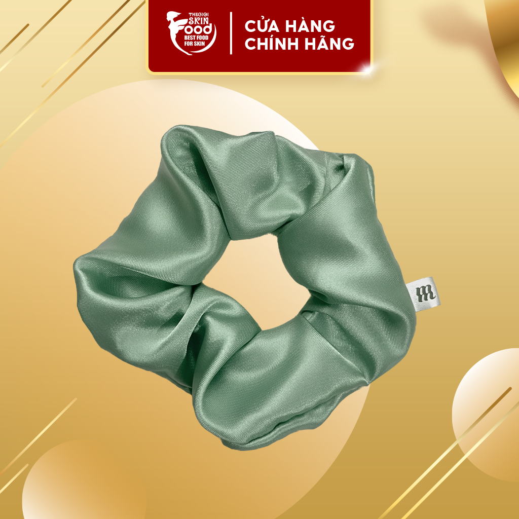 [HB GIFT] Dây Cột Tóc Merzy Scrunchies Màu Xanh Mint [HÀNG TẶNG KHÔNG BÁN]