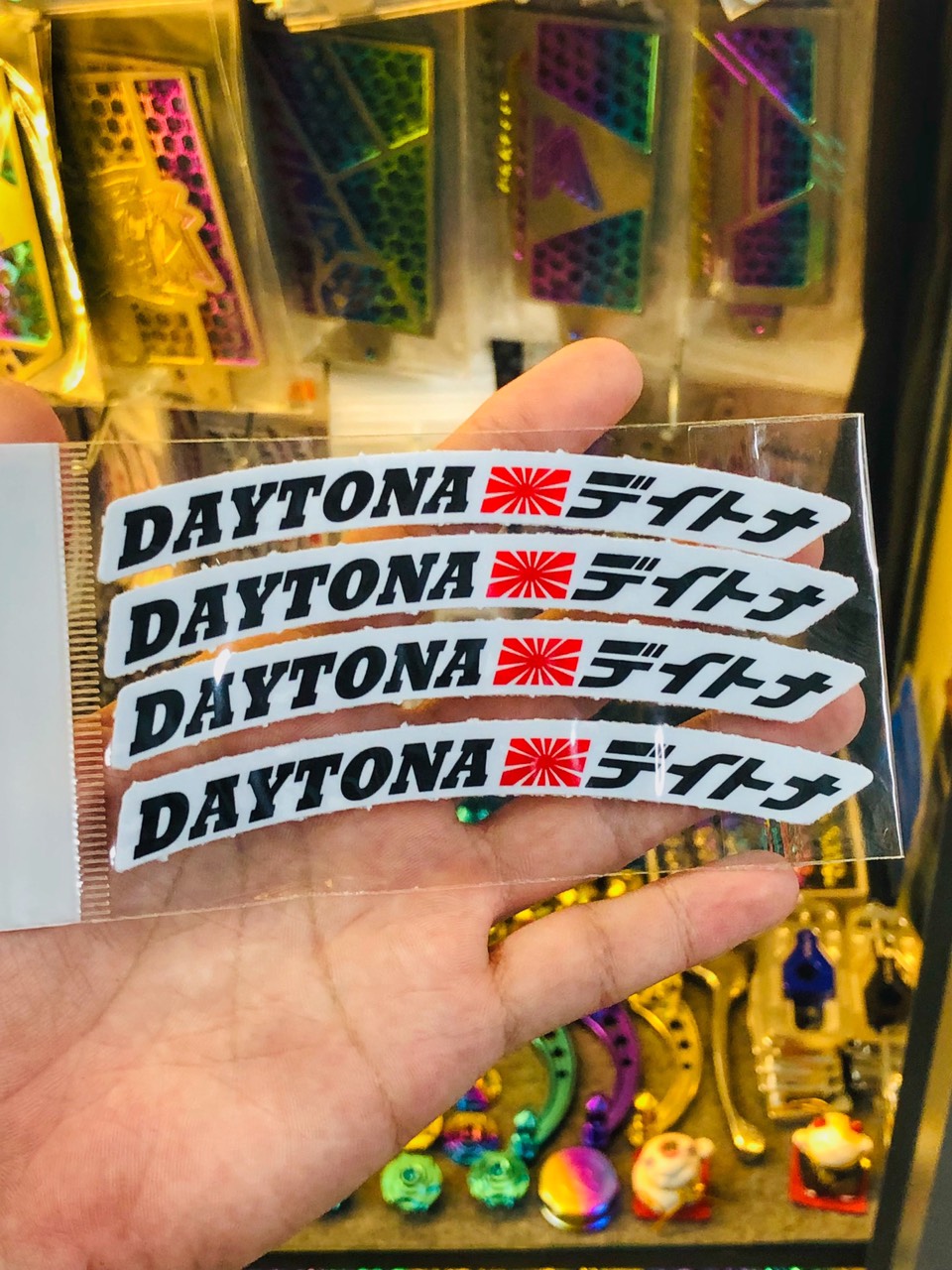 Tem Sticker Dán Mâm Xe Máy - Decal Trang Trí