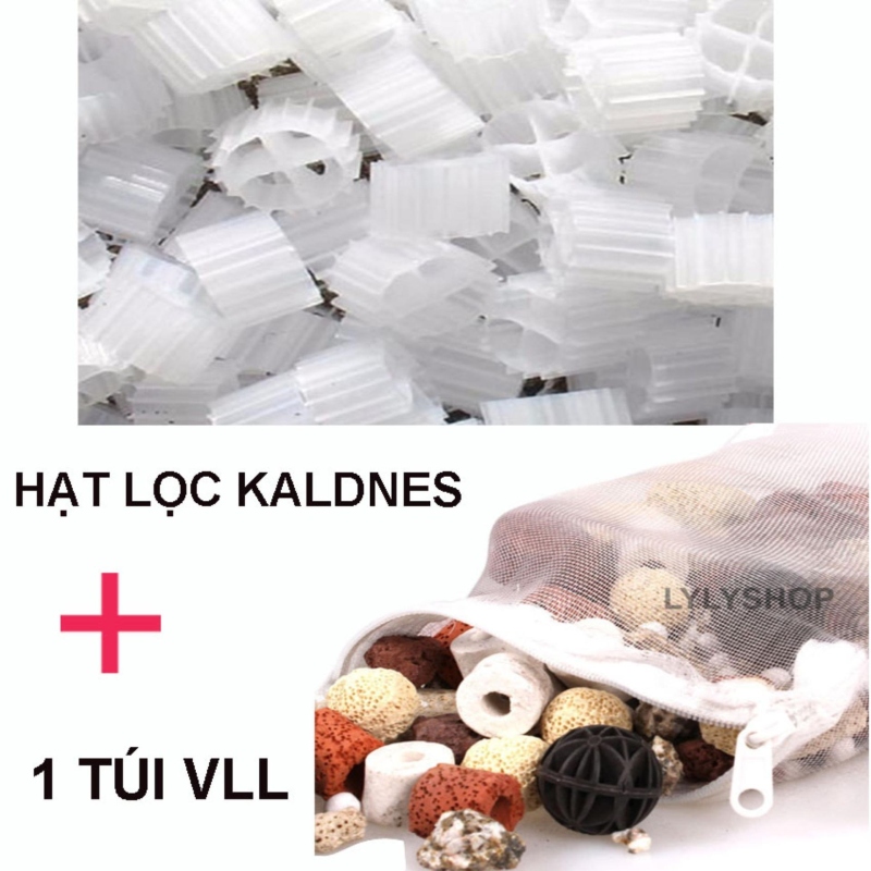 Youpin Hạt Kaldnes vật liệu lọc nước hồ cá bể cá cảnh (100gr) tặng 1 túi đựng Vật Liệu Lọc bể cá