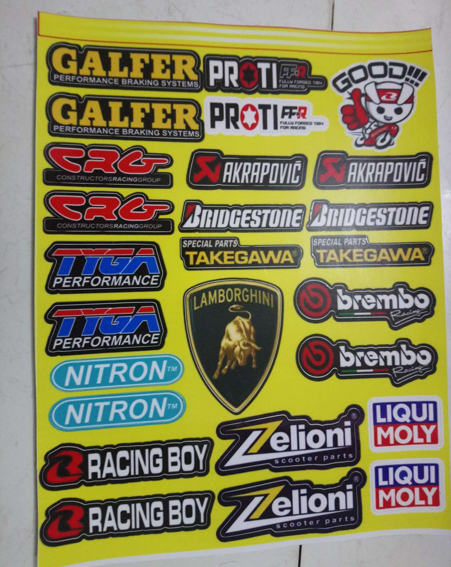 tem tấm logo dán xe máy trọn bộ 18x25cm