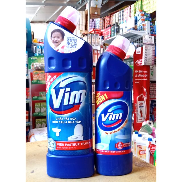 Nước tẩy bồn cầu VIM 900ml- 500ml