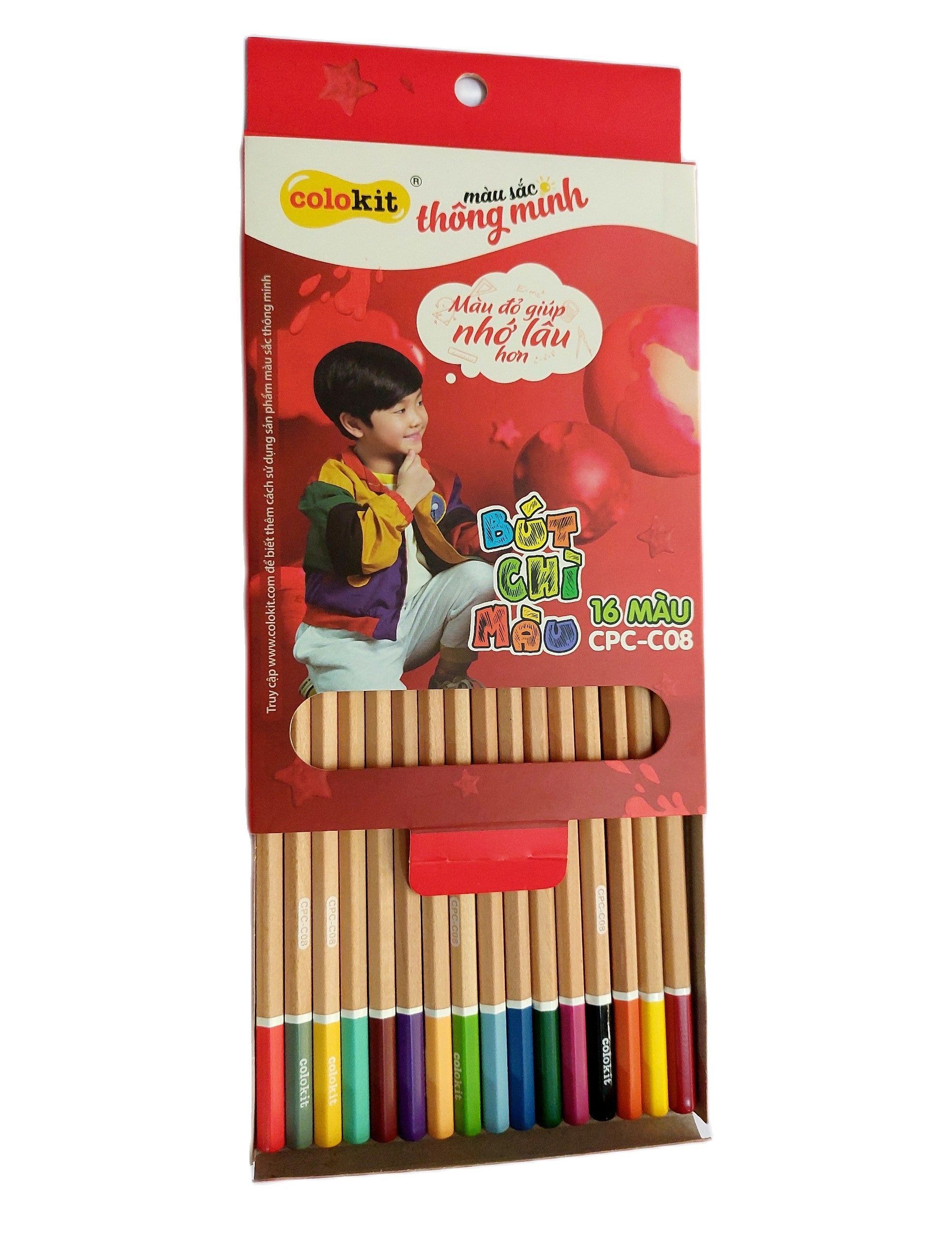 Bút Chì 16 màu Colokit Thiên Long,Học Sinh