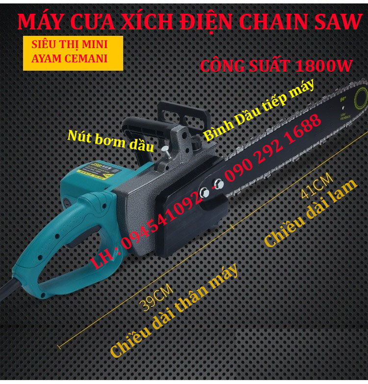 Máy cưa xích điện