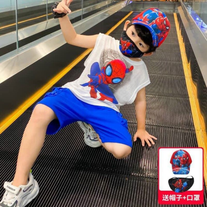 Bộ Sát Nách Spiderman Cho Bé
