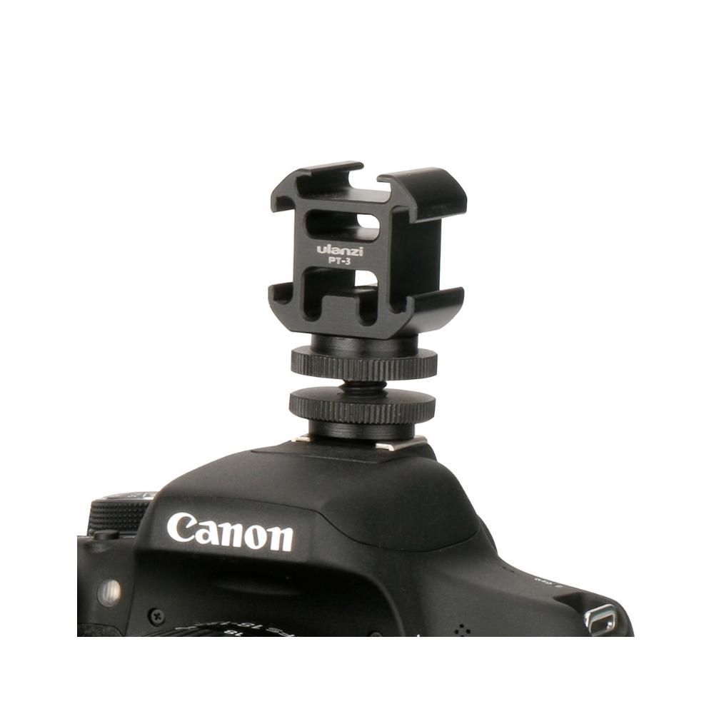 Cold Shoe Mount gắn Micro/Đèn LED dành cho Máy ảnh - Ulanzi PT-3S (FUGA2)