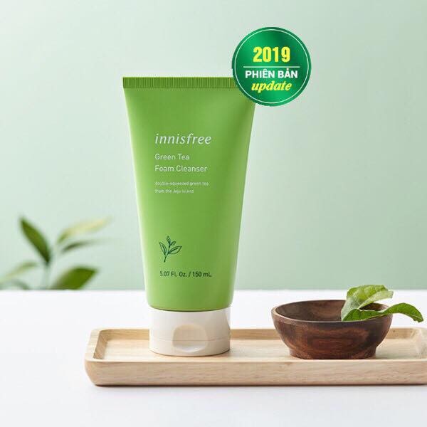 Sữa rửa mặt trà xanh innisfree green tea cleansing foam mẫu mới 2019 - lyo shop