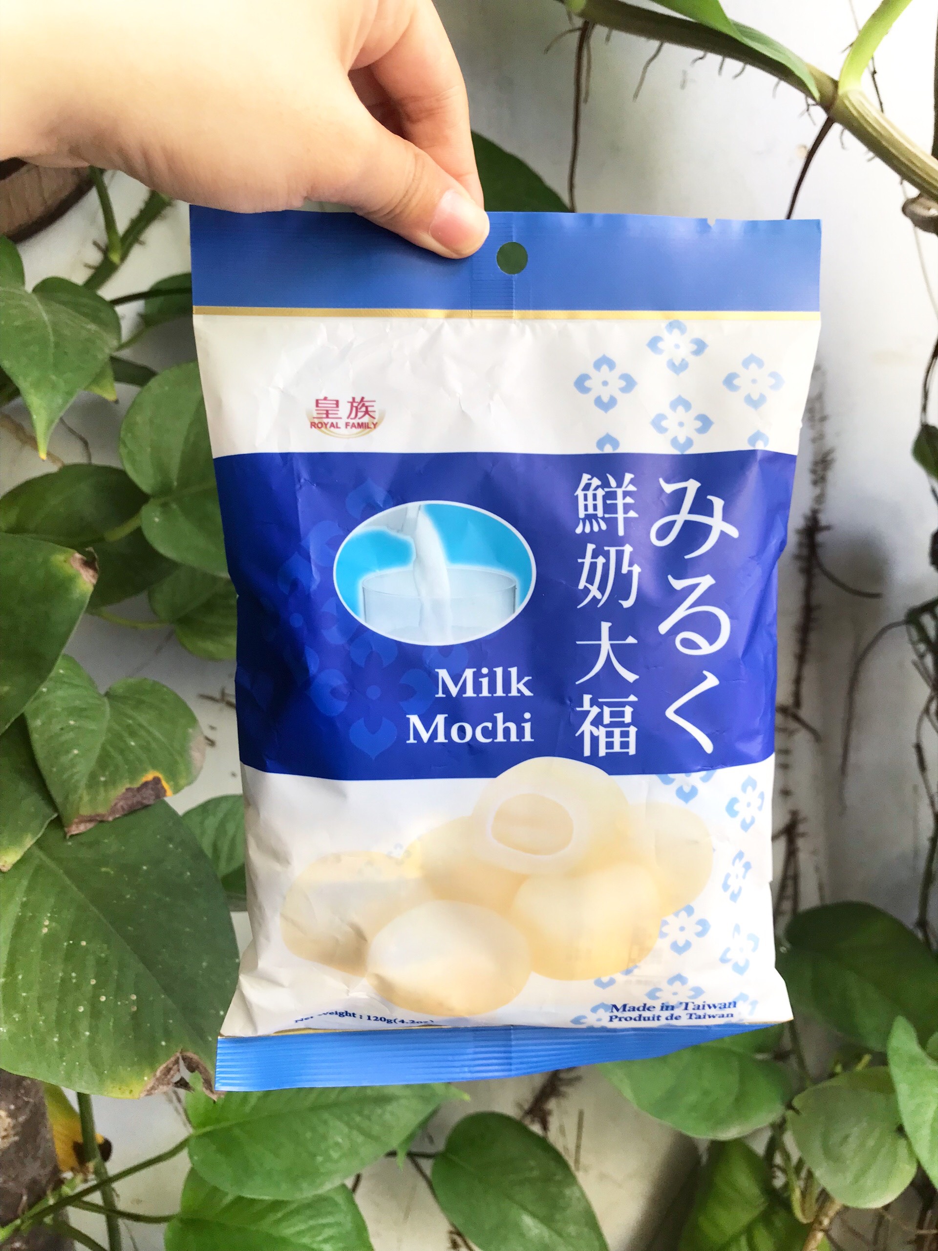 Bánh Mochi Sữa - Milk Mochi (Gói 120g)