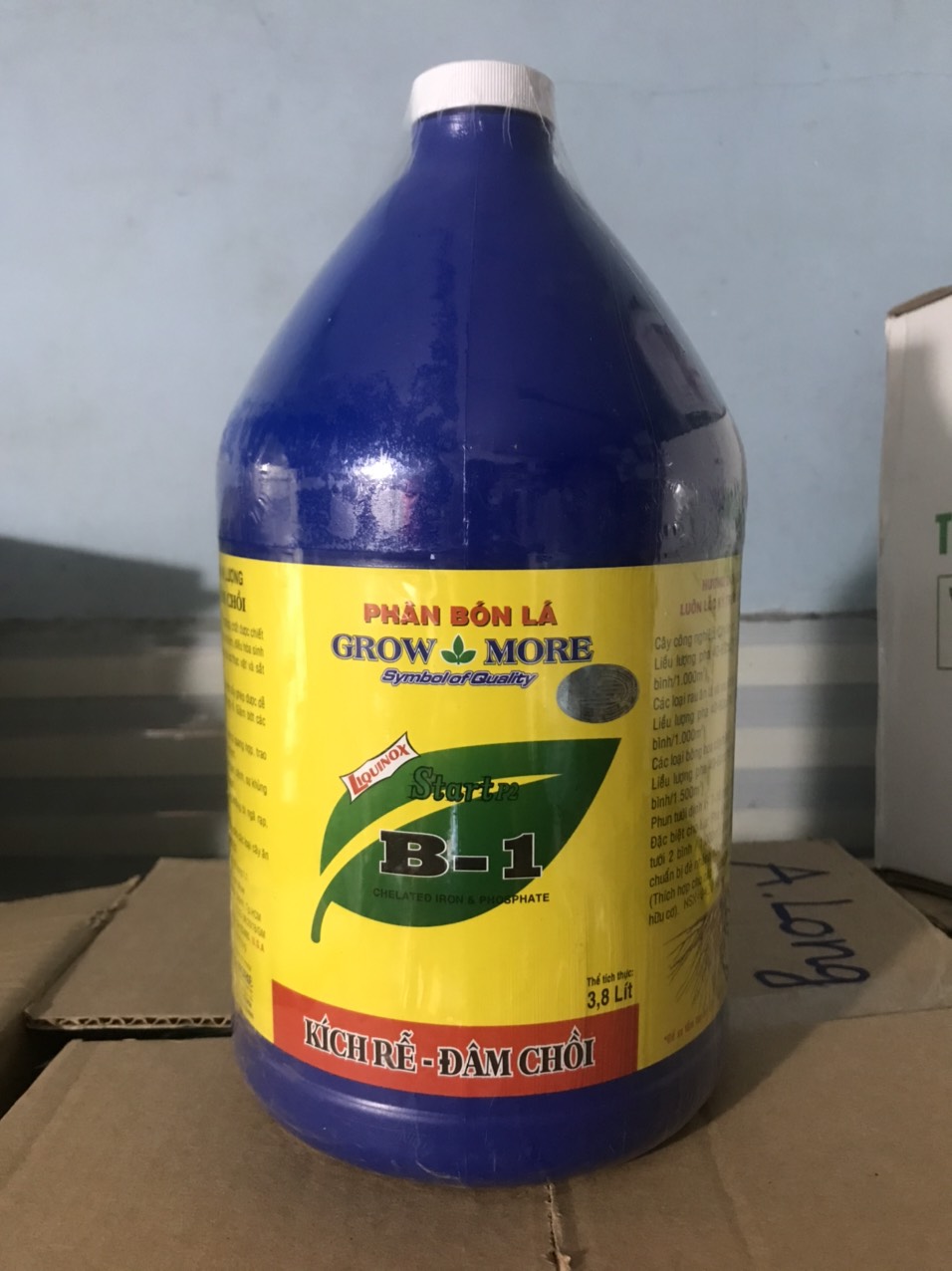 Vitamin B1 Growmore Mỹ Chai 3,8 lít