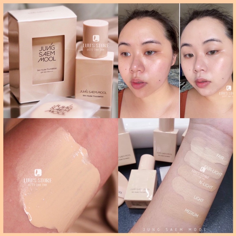 Kem Nền Jung Saem Mool Skin Nuder Foundation