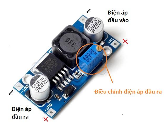 Module Boost DC-DC XL6009 5-40V- 4A