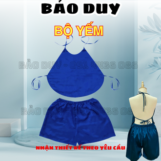 Bộ Yếm Spa | Bộ Đồ Đùi Lụa Mát Massage, TắM TrắNg Thư GiãN Spa