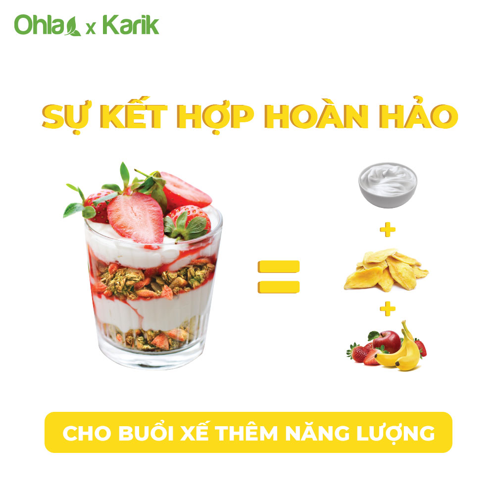 Xoài Chín Cây Sấy Dẻo Ohla 100g - Trái Cây Tươi Giàu Dinh Dưỡng & Vitamin