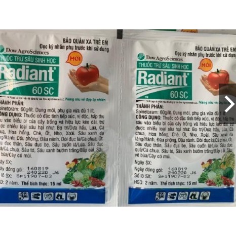 Combo diệt Bọ Trĩ rệp ( 1 Confido+ 1 Radiant)