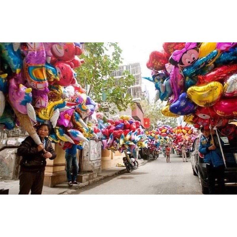 Sỉ Bóng Bay Hình Con Thú (100 Bóng 100 Que To)