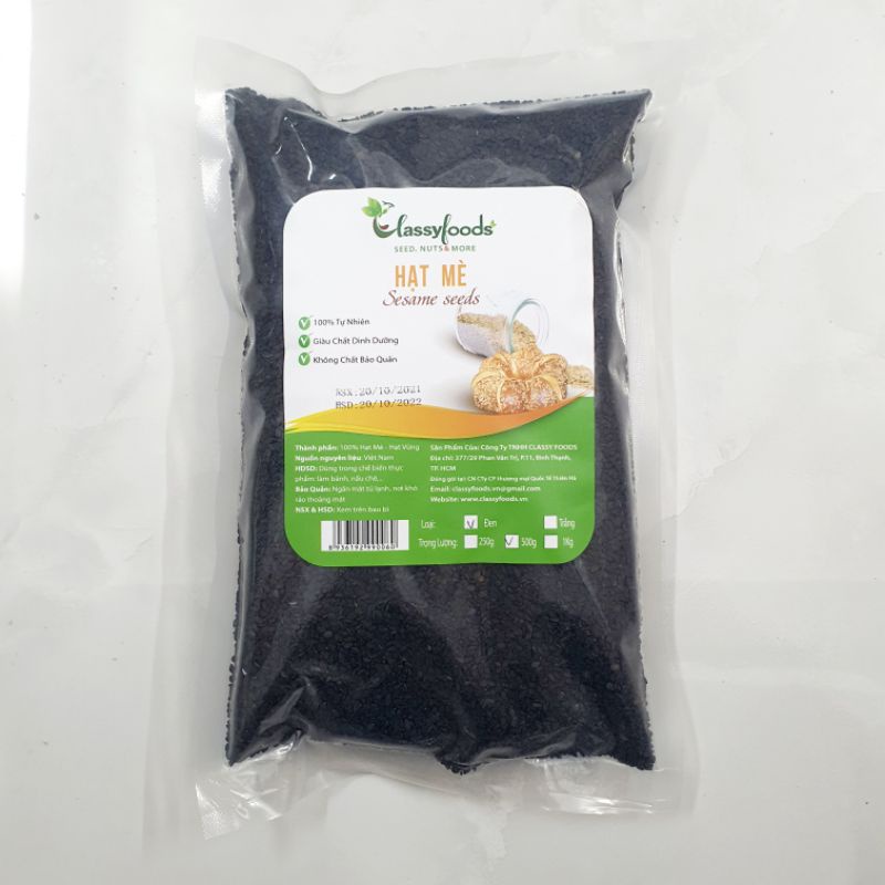 Mè đen Classy Foods 500g