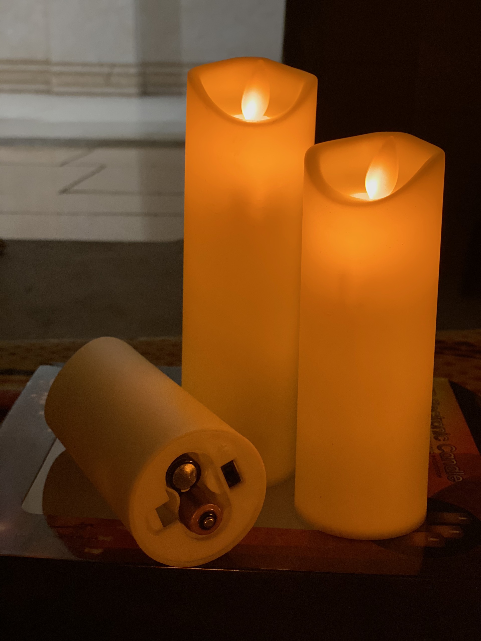 Nến điện tử bộ 3 cây đường kính 5cm