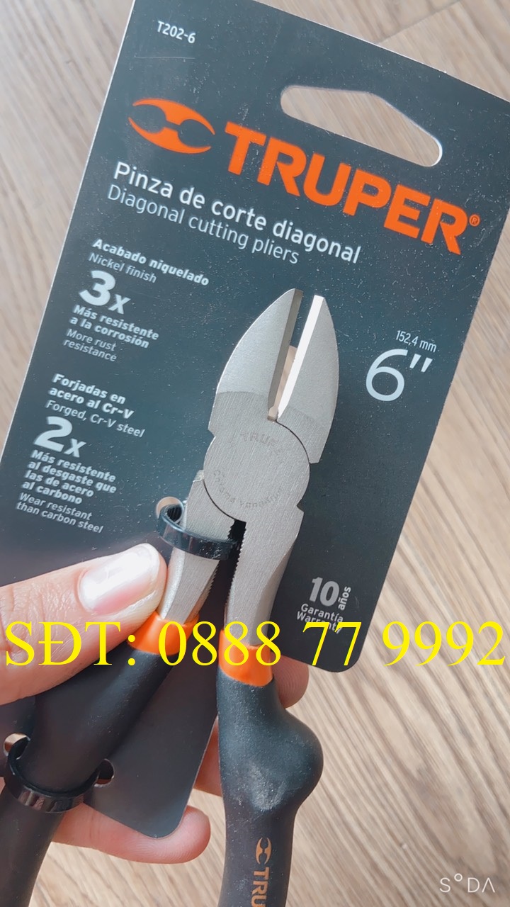 150mm Kìm cắt Truper 17312 (T202-6)