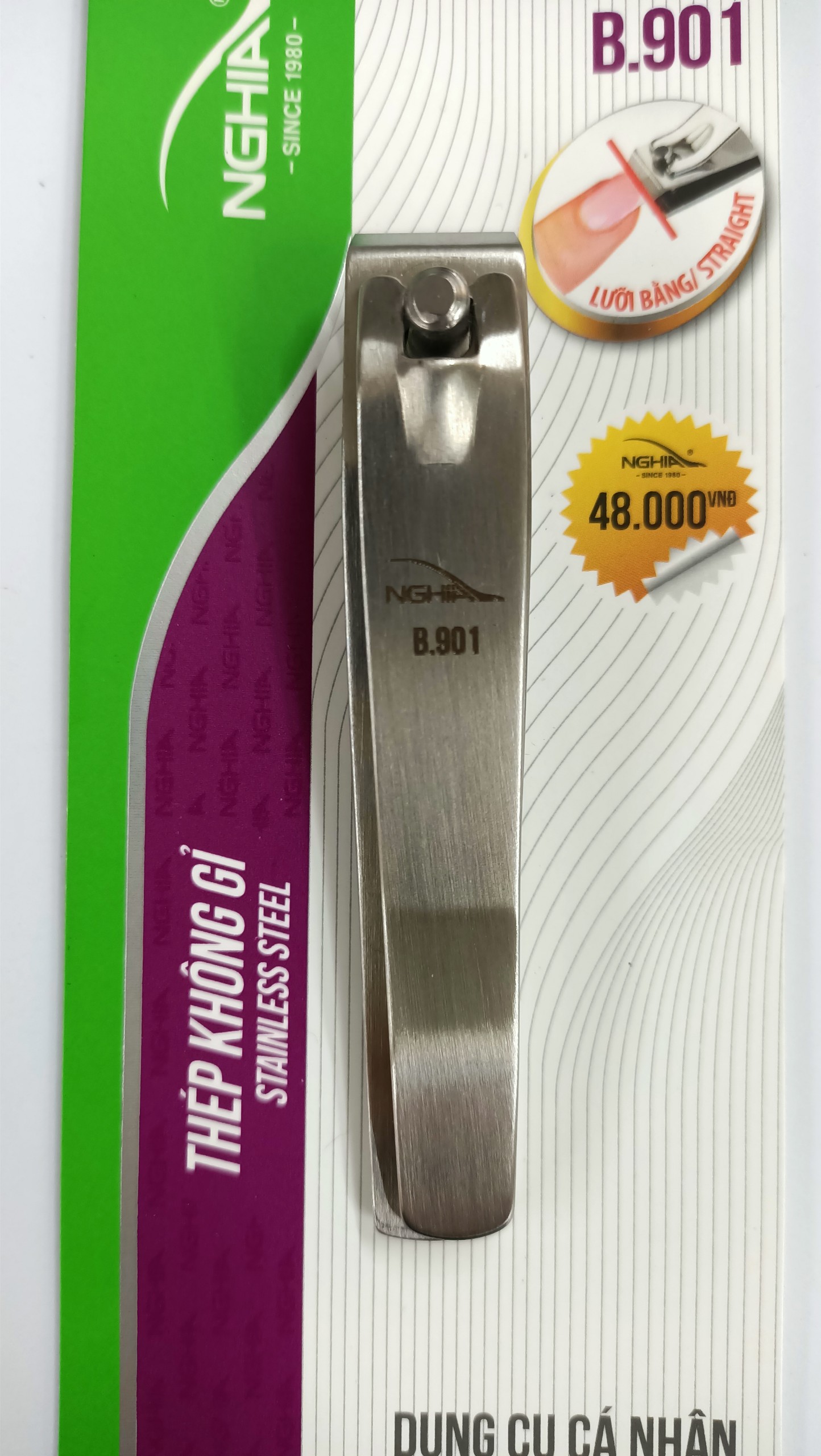 (Chính Hãng) Kềm Nghĩa Bấm cắt móng tay  B901, B902
