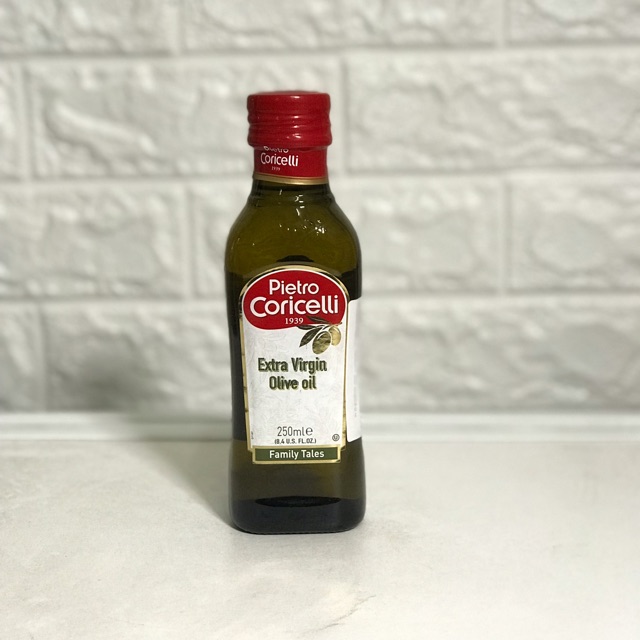 Dầu oliu extra Pietro 250ml - dầu oliu nhập khẩu Ý - Dầu okiu cho trẻ em - dầu oliu trộn salad
