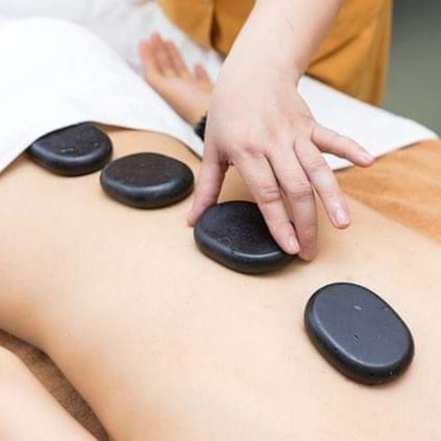 [Combo 10 viên] Đá nóng massage đả thông kinh lạc đá massage spa