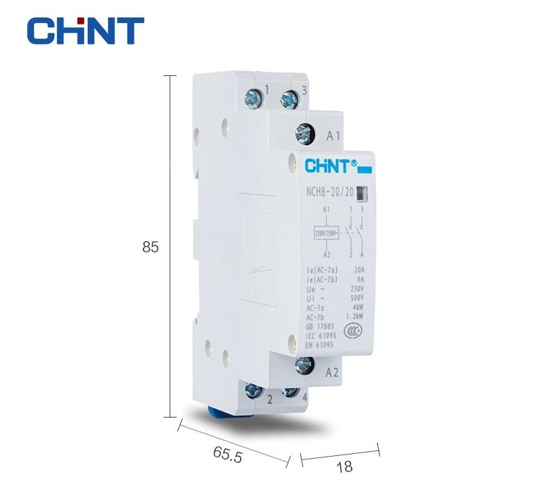 Khởi động từ 1 pha CHINT NCH8 20/20 (20A)