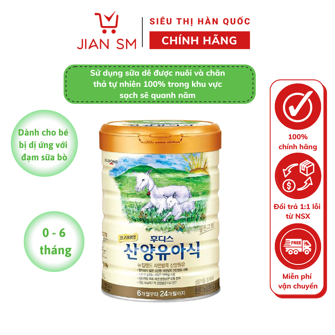 Sữa dê Hàn Quốc Ildong số 3 Hàng nội địa  - 800gr