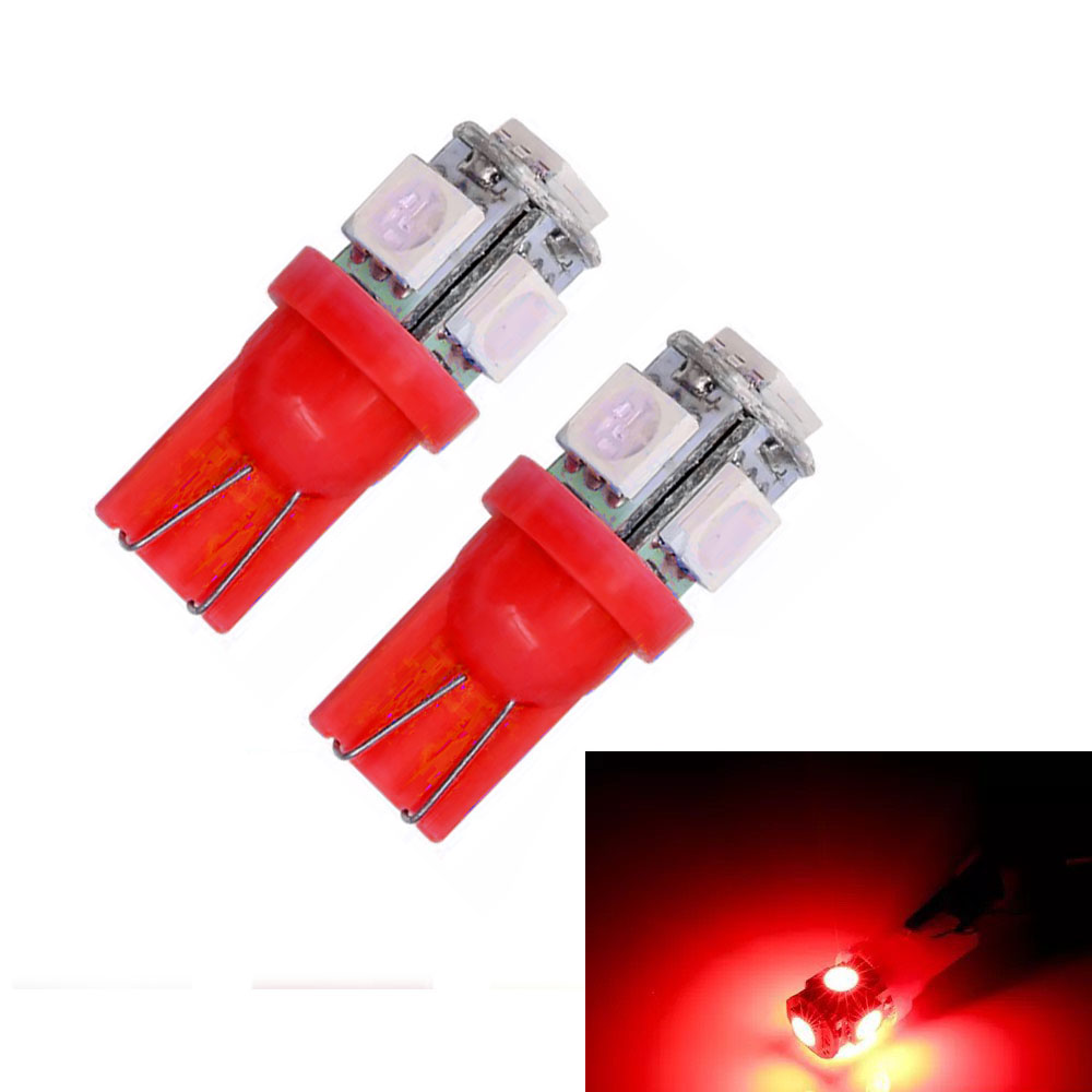 [HCM]Xi Nhan Led 5 Tim Chân T10 Gắn Xe Máy 12V [ 1 Đôi  ]