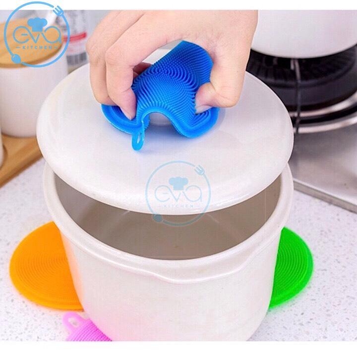 [HCM]Combo 3 Miếng Rửa Chén Silicon Đa Năng