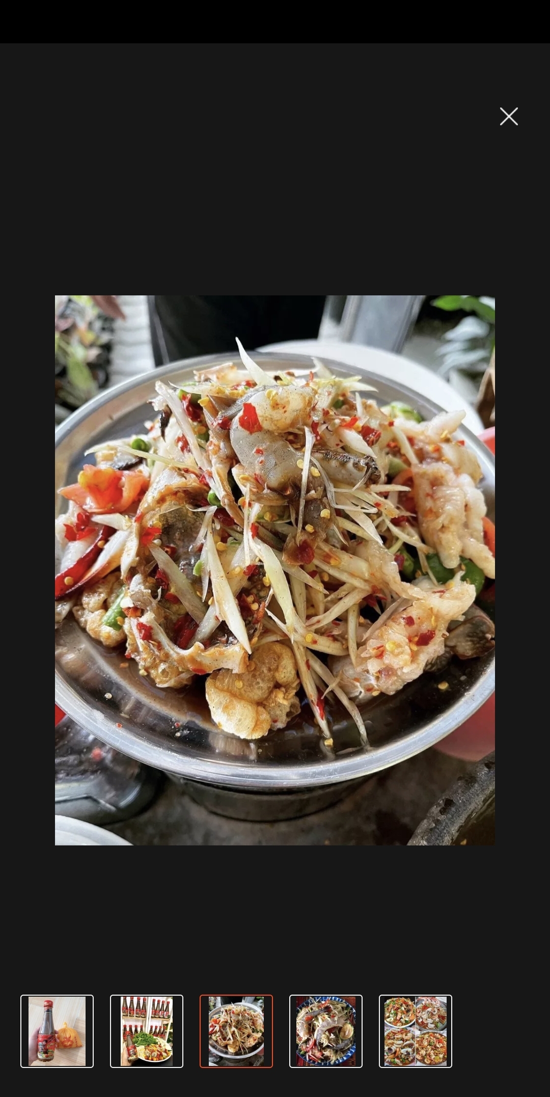 Mắm trộn gỏi đu đủ chàng trai thái lan siêu ngon