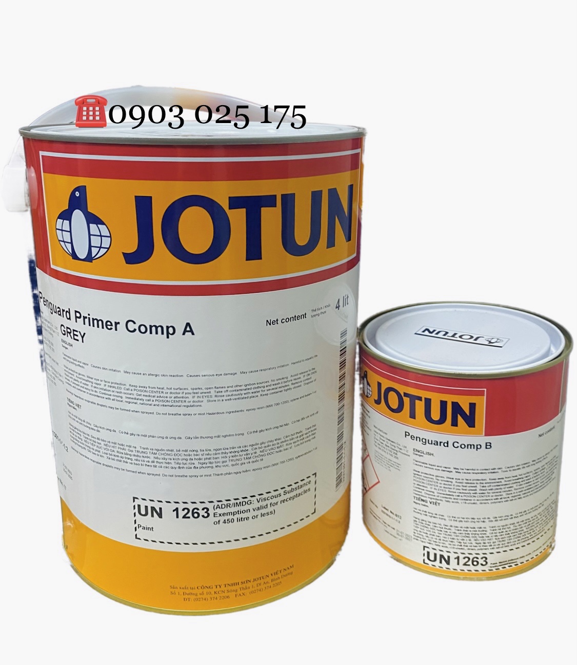 Bán sơn lót chống rỉ 2 thành phần Jotun Penguard Primer Grey Lazada.vn