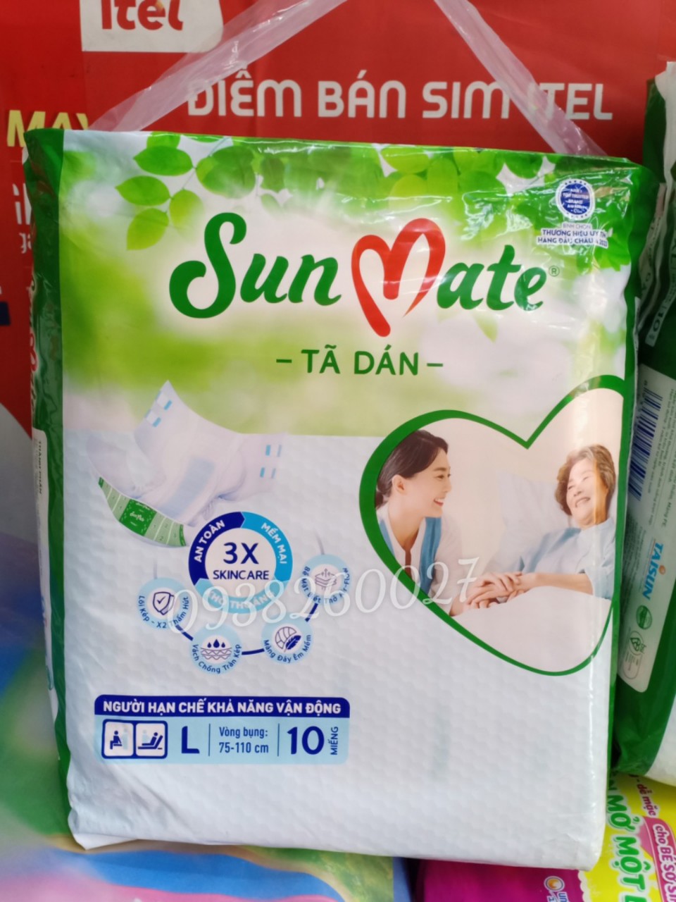 Tã dán SunMate người già M10/M-L10/XL10