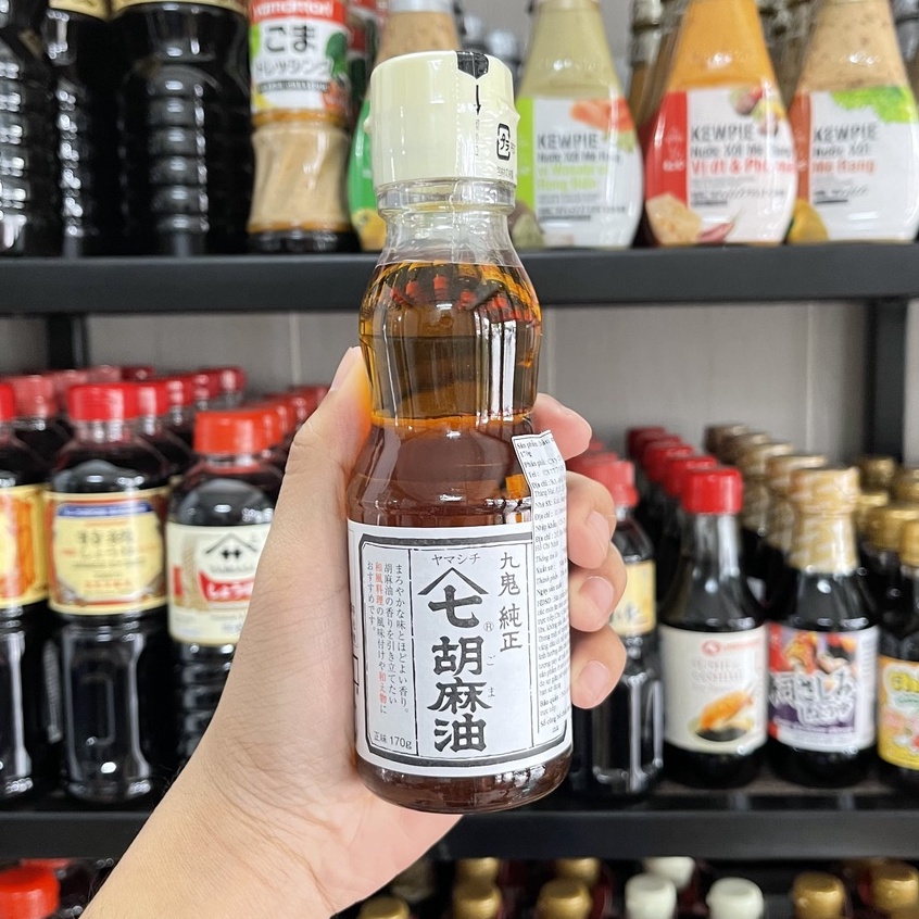 Dầu mè nhật bản 100% nguyên chất chai thủy tinh 170g / 600g
