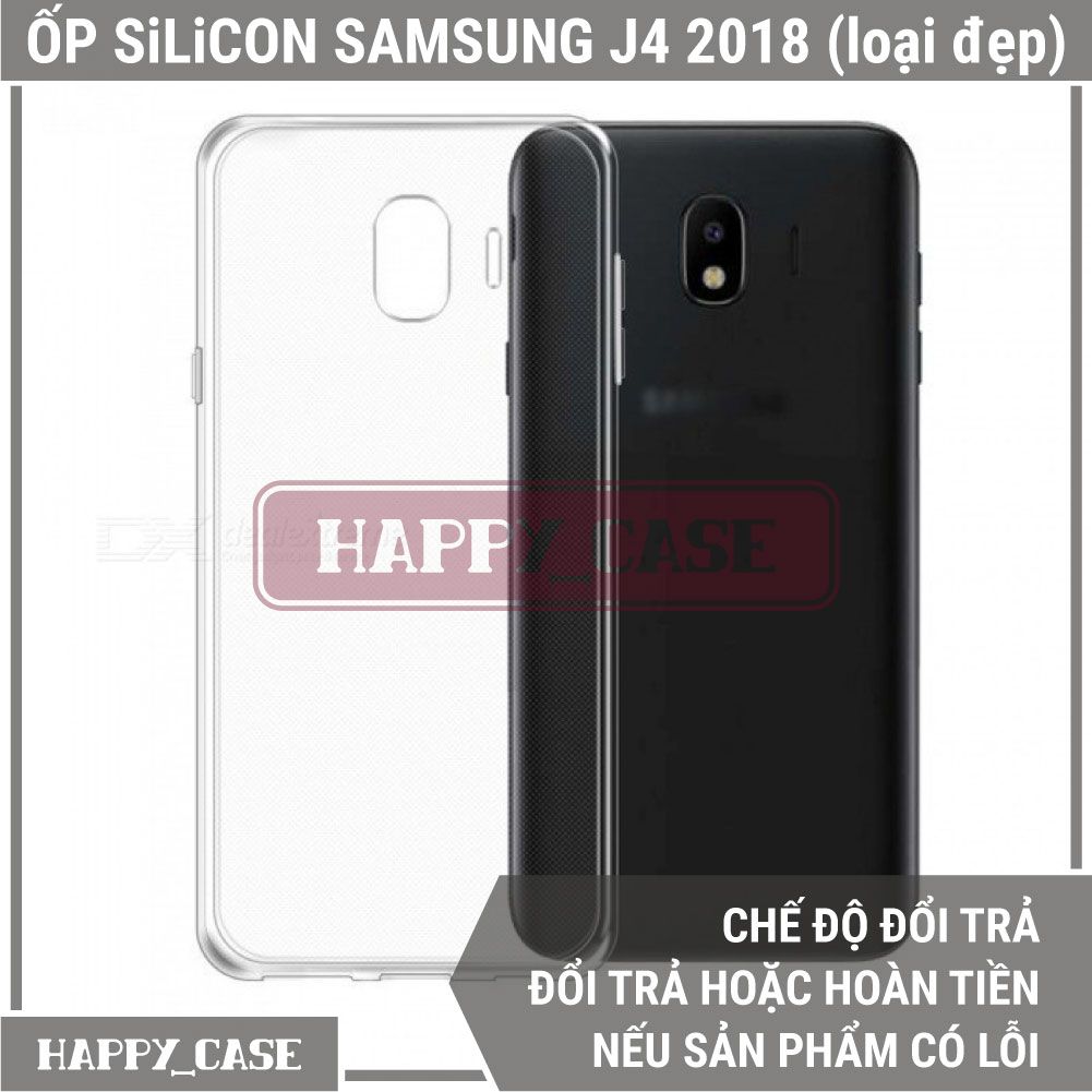 Ốp Lưng Điện Thoại SAMSUNG J4 2018 (LOẠI ĐẸP) Thin Transparent Silicon