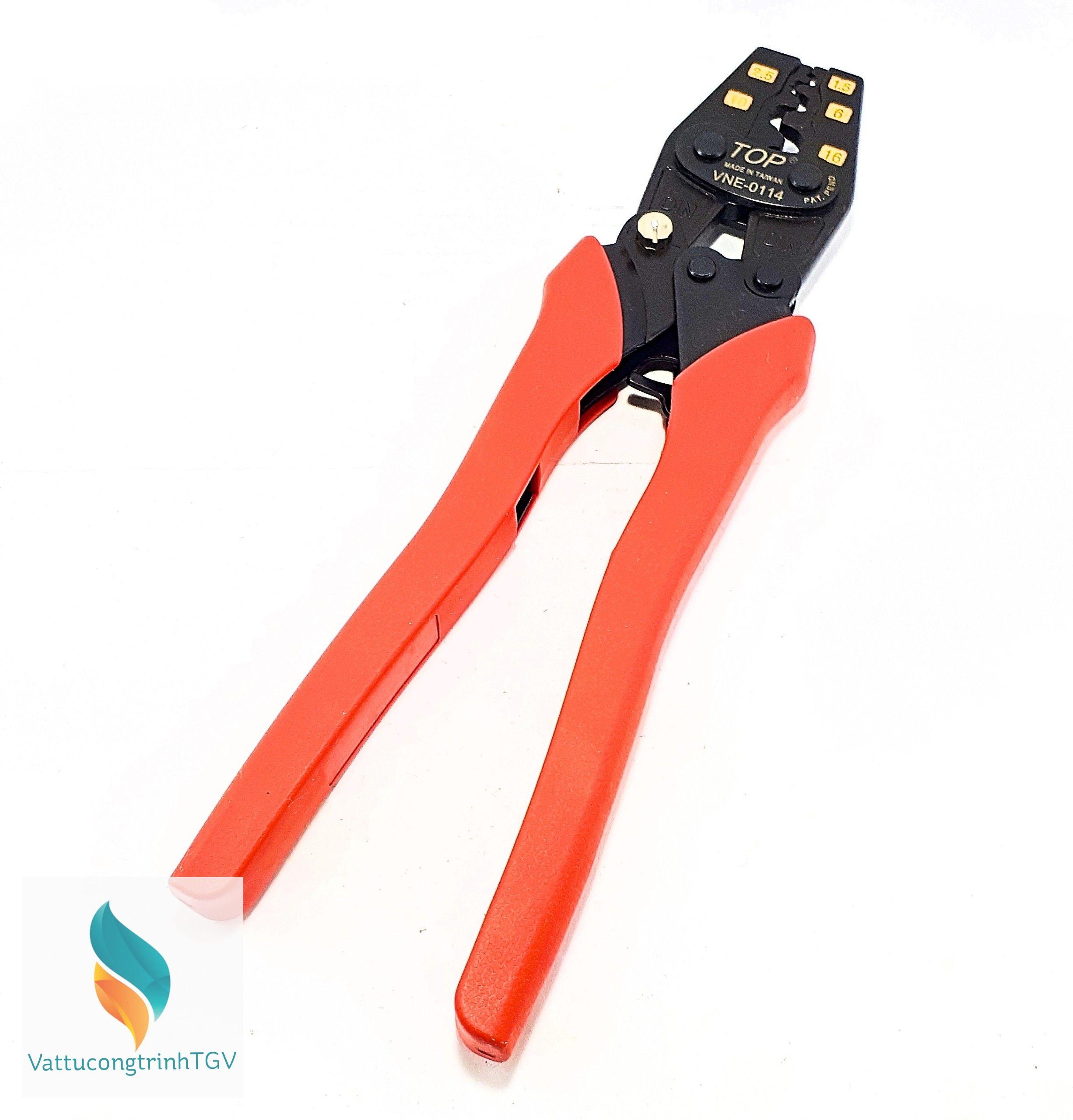 Kềm bấm đầu cote TOP VNE-0114 có trợ lực