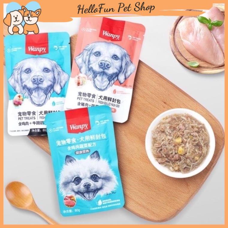 Pate cho chó Wanpy 80gr
