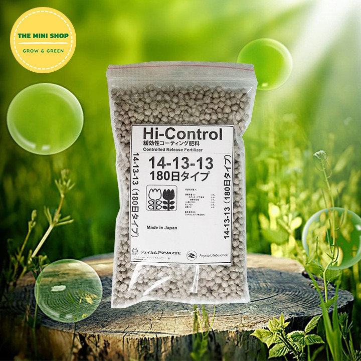 Gói 200g phân chì tan chậm Nhật Bản Hi control