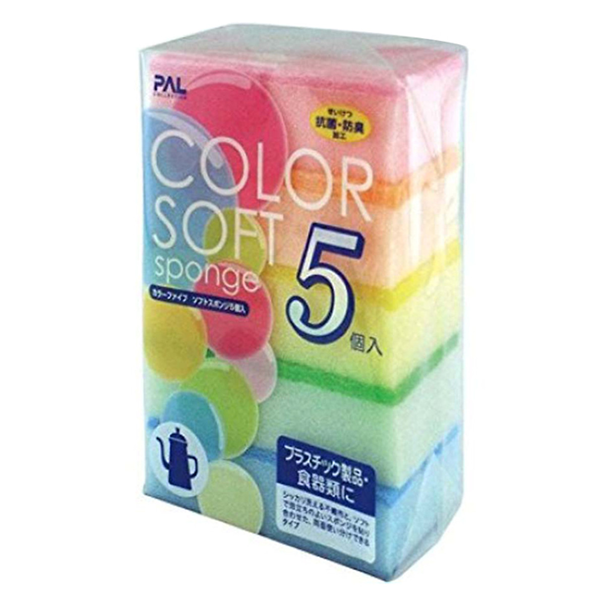 SET 5 MIẾNG XỐP RỬA BÁT SANADA - NỘI ĐỊA NHẬT BẢN