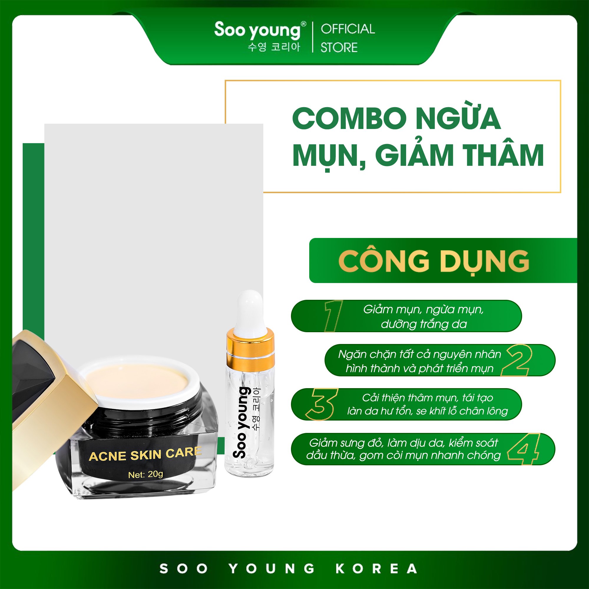Combo mụn Soo Young