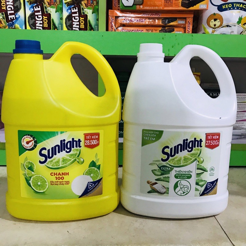 Rửa bát Sunlight can 3,6Kg