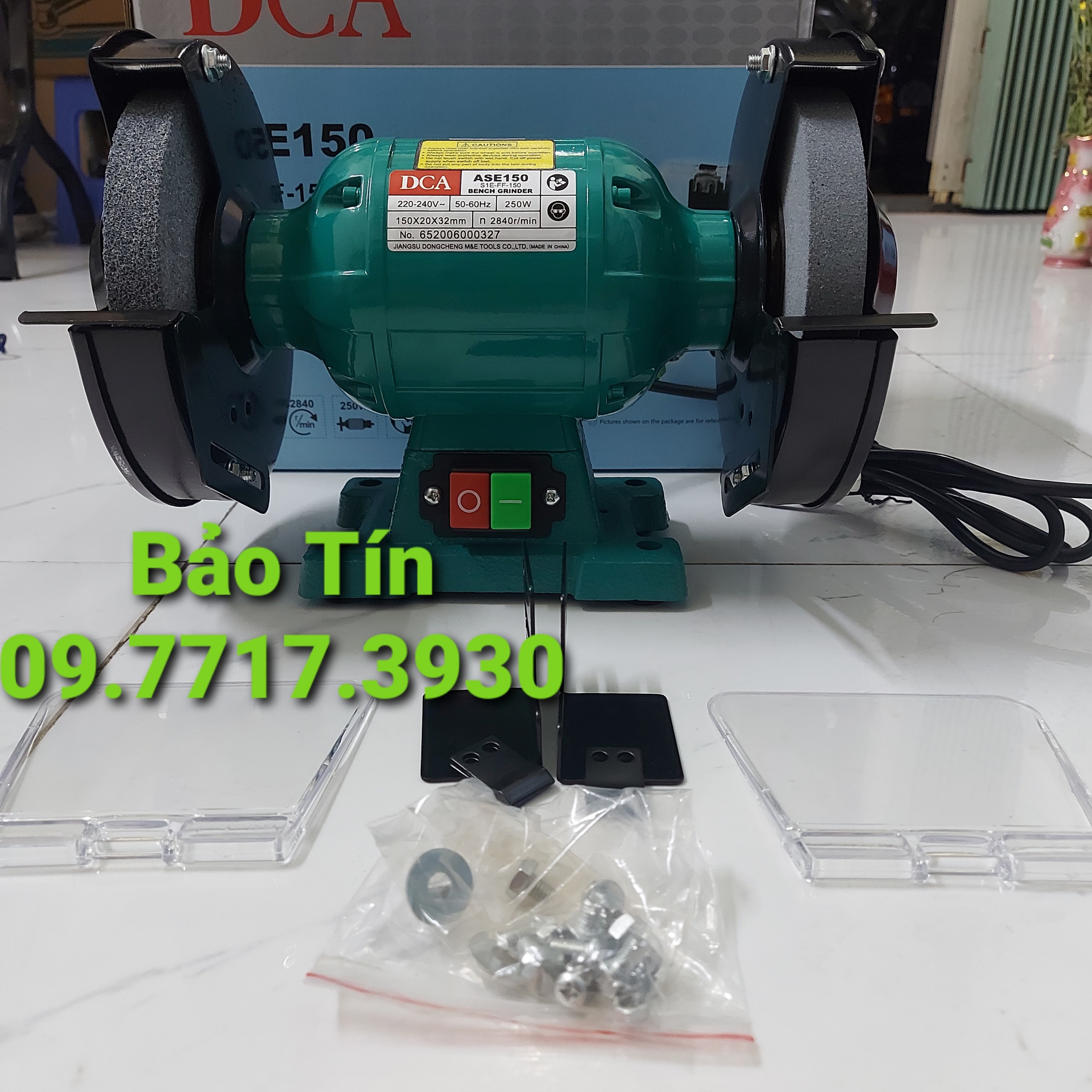MÁY MÀI HAI ĐẦU 250W DCA ASE150 [CHÍNH HÃNG] MÁY MÀI 2 ĐÁ [RẺ]