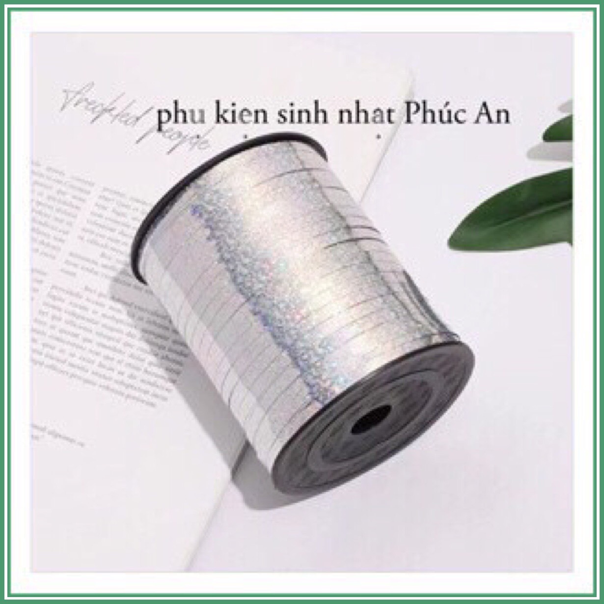 [HCM]Cuộn ruy băng 200m cột bóng trang trí bóng