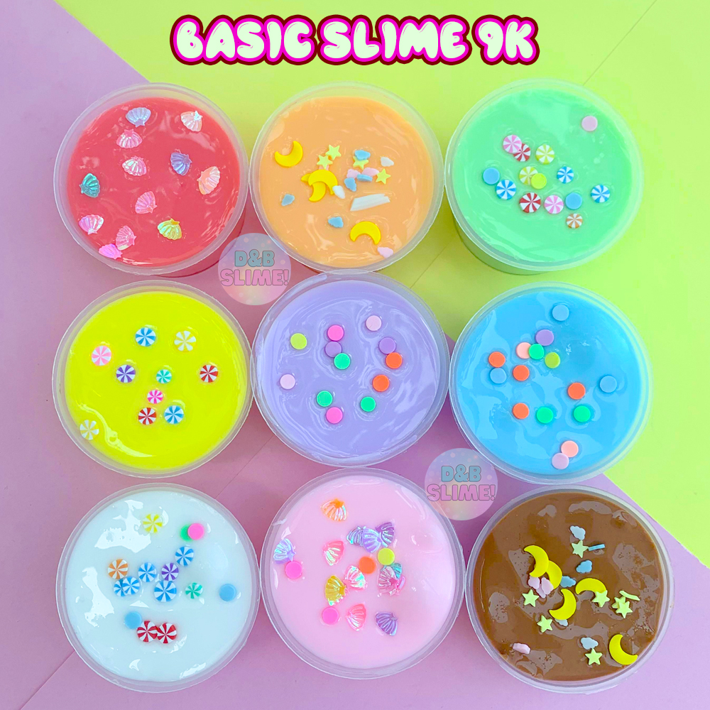 Basic Slime Hũ Bánh Flan - ĐƯỢC CHỌN MÀU CÓ KÈM CHARM