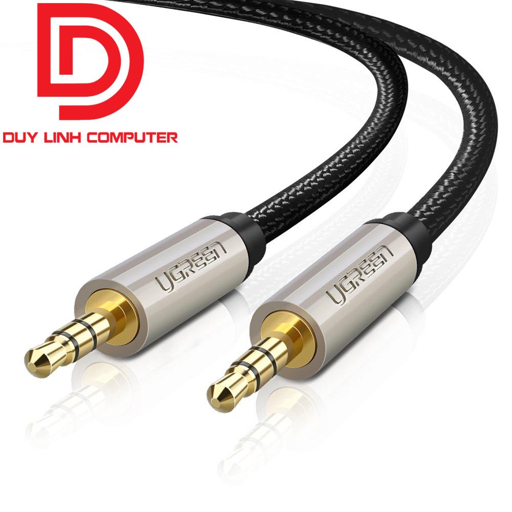 Cáp Audio Aux 3.5mm Ugreen 40785 dài 10m chính hãng
