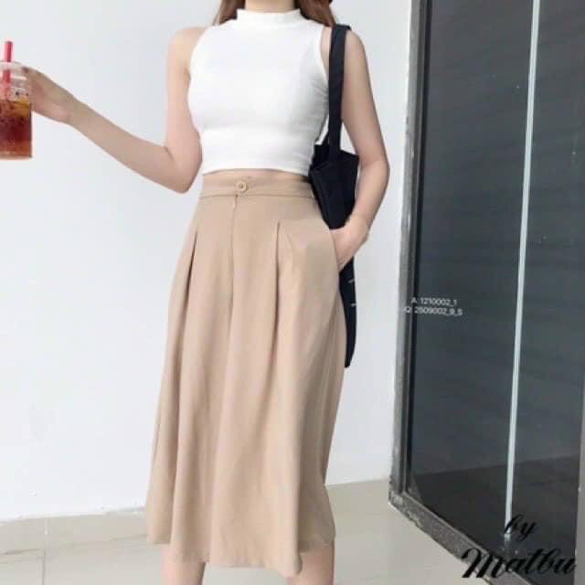 quần đũi ống rộng lửng