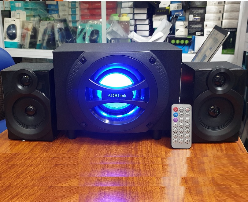 Loa Vi Tính 2.1 ADBLink A308 ( Bluetooth - FM , Thẻ Nhớ , Usb )