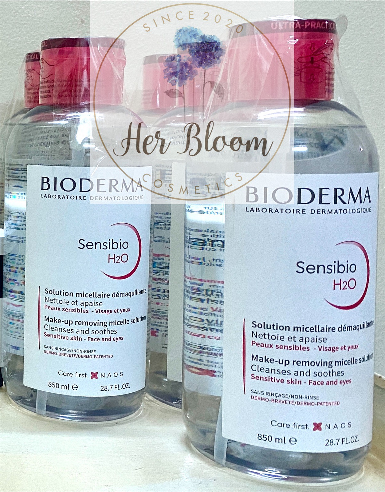 [BILL HÀN]-850ml-Tẩy trang Bioderma Sensibio