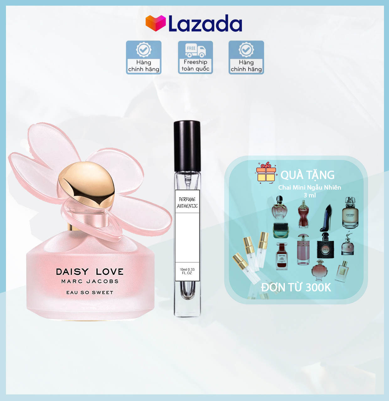 [chai chiết] Nước hoa nữ Daisy Love Marc Jacobs Eau So Sweet
